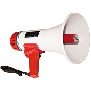 Megafon TM-303A hvit/rød