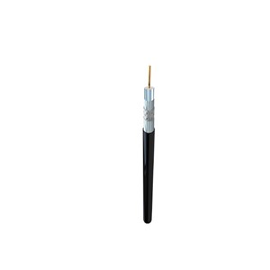 RG6 kabel-trippel  UV-best 75 ohm sort 500m