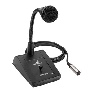 Mikrofon bord m/svanehals  60 - 12000 Hz