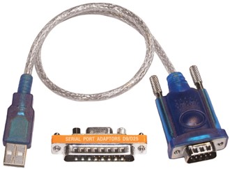 USB til seriell overgang, D9/D25(HAN)