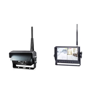 7" Ryggekamerasystem HD trådløs 2,4 GHz m/lukker og opptak
