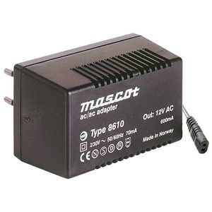 INN:230VAC UT:9VAC 10,5VA/970mA AC/AC adapter